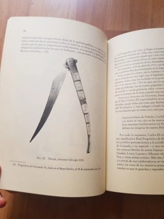 La navaja española antigua. Libro