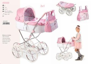 Carrito Muñecas Clásico Arias modelo Valentina