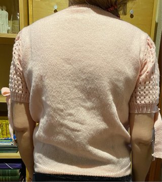 Jersey rosa manga 3/4 con detalles