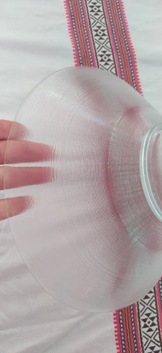 Ensaladera de cristal