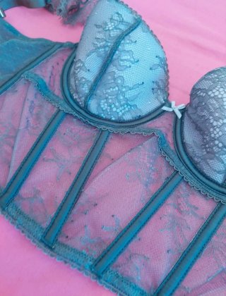 Corsé Victoria's Secret Morado Talla XS