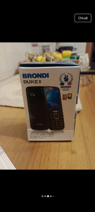 Cellulare Brondi Dukes Dual SIM Nero