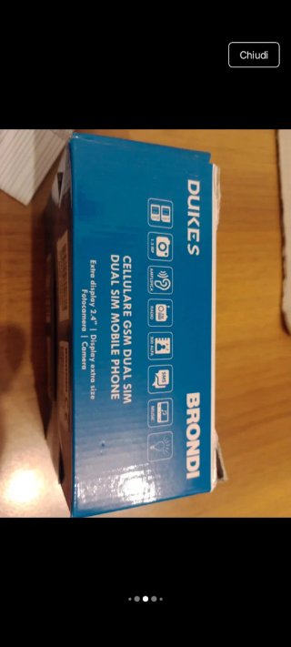 Cellulare Brondi Dukes Dual SIM Nero
