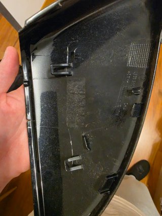 Carcasa Espejo izquierdo VW Golf 7 Negro