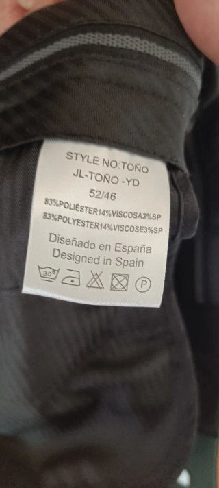 Traje de hombre verde