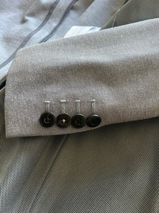 Blazer Zara Uomo Grigio Antracite