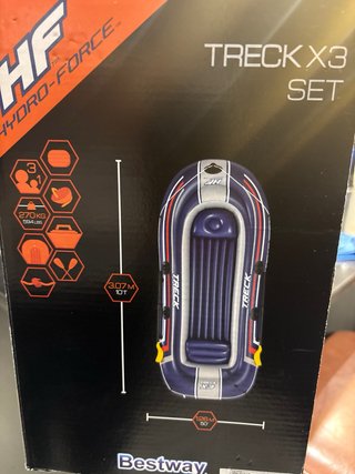 Barca hinchable Bestway TRECK X3 SET
