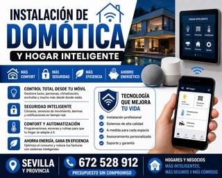 Instalación de alarmas, cámaras y domótica