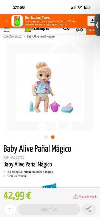 Muñeca Baby Alive