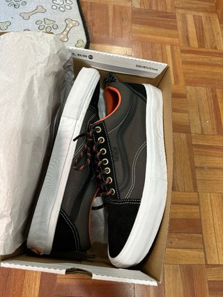 Zapatillas Vans Skate Old Skool Negras/Naranjas