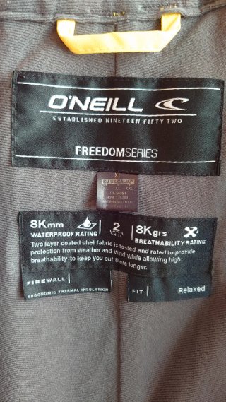 Pantalones Snowboard O'Neill Amarillos Talla XL