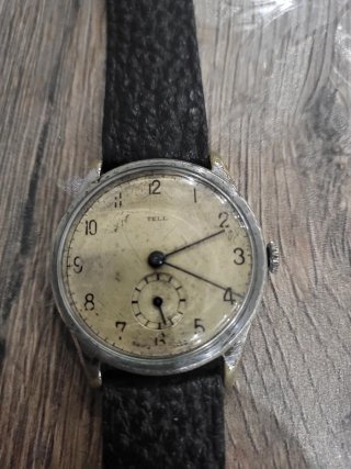 Orologio Tell Svizzero Meccanico Anni '50