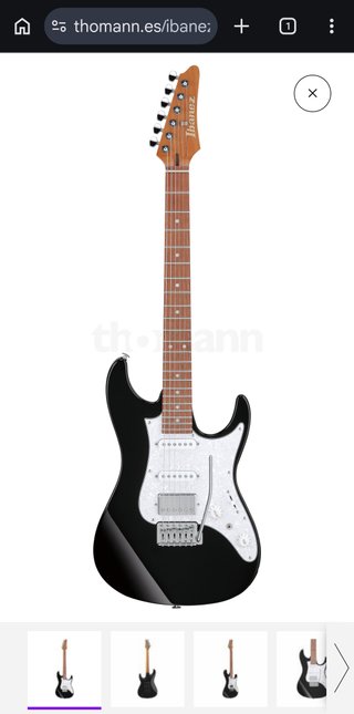 Ibanez AZ22S2-BK Guitarra Eléctrica