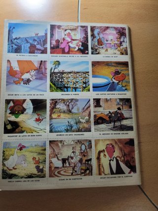 Álbum Cromos Los Aristogatos 1970 Susaeta