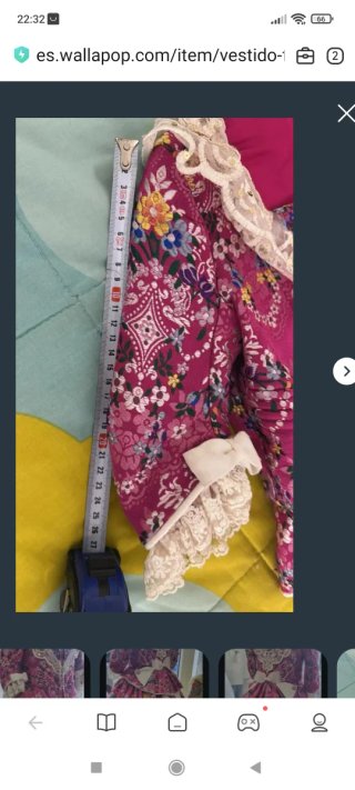 Traje Fallera Niña Multicolor