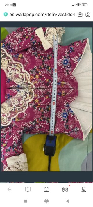 Traje Fallera Niña Multicolor