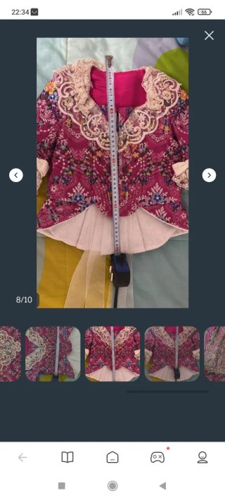 Traje Fallera Niña Multicolor