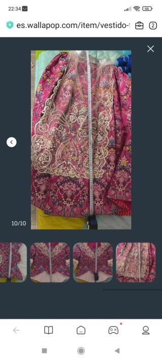 Traje Fallera Niña Multicolor