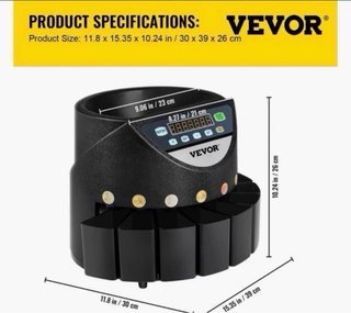 VEVOR Contador Monedas Automático