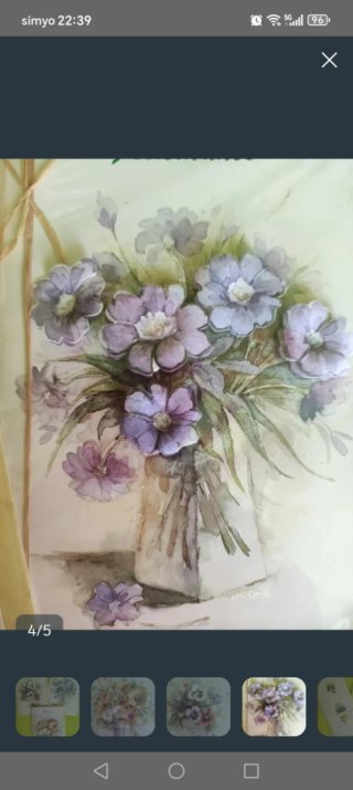 3 Postales 3D Flores