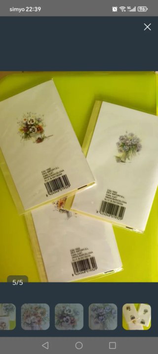 3 Postales 3D Flores