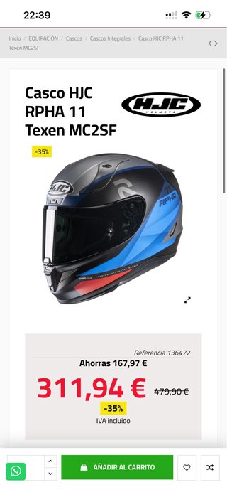 Casco HJC RPHA 11