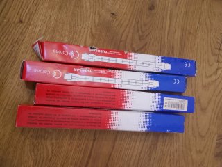 Lámparas Halógenas Corona Tubulares (2uds)