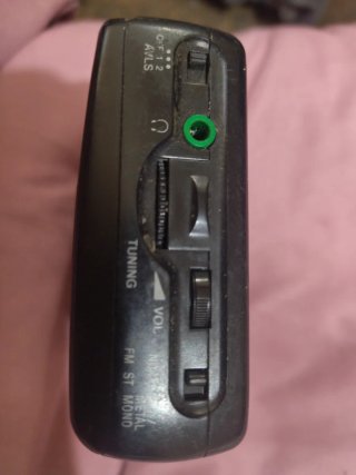 Walkman Sony con pilas