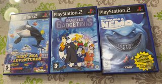 Lote 3 Juegos PS2: Nemo, Gadgetinis, Shami's