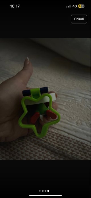 Yoshi Figura Mario Galaxy Uovo