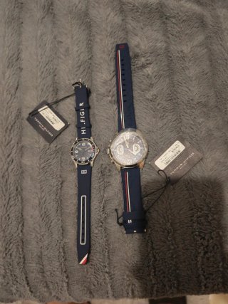 Relojes Tommy Hilfiger Azul y Plateado