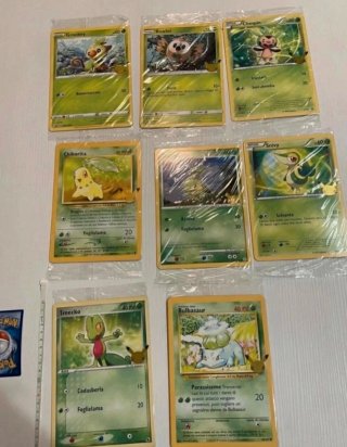 Set 24 Carte Jumbo Pokémon 25° Anniversario Ita