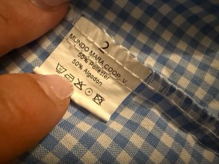 Bata escolar San Luis Valencia Talla 2 babero
