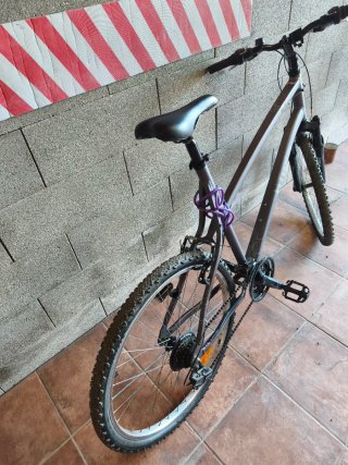 Bicicleta Btwin Gris