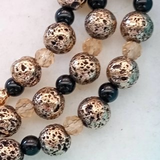 Collana Pietra Lavica, Onice e Cristalli