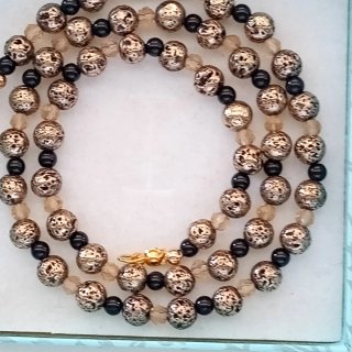 Collana Pietra Lavica, Onice e Cristalli
