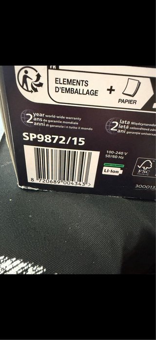 Afeitadora eléctrica Philips S9000 Prestige.
