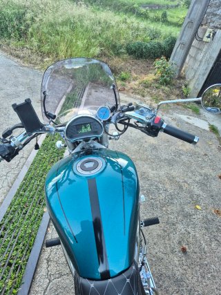 Hyosung Aquila 650 Cruiser Verde/Plata