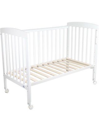 Cuna Colecho Madera Blanca 120x60cm + colchón