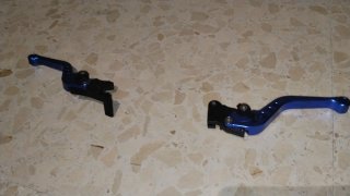 Manetas de Freno Moto Azul
