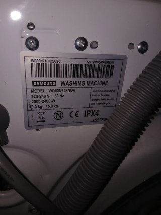 Para recambios Lavadora 9kg / Secadora 5kg Samsung