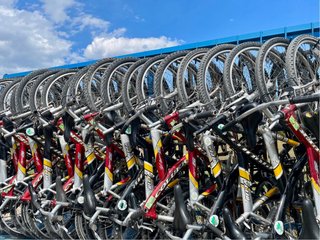Remolque para 50 bicicletas + 50 bicicletas 26#