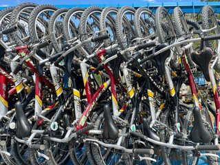 Remolque para 50 bicicletas + 50 bicicletas 26#