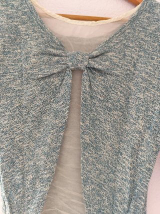 Jersey manga 3/4 verde y blanco