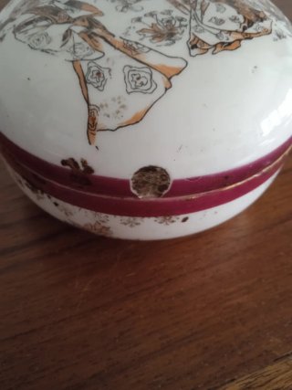 Dos Joyeros de porcelana vintage