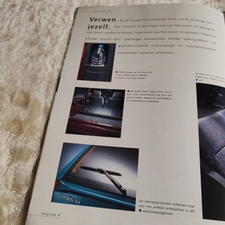 Catálogo Citroën AX Original Publicitário