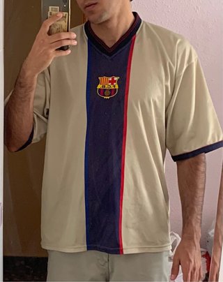 Camiseta FC Barcelona 2001/02 Saviola 7 Talla XL