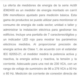 Contador De Energía Schneider “NUEVO”
