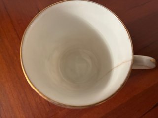 Taza de Porcelana  japonesa Fina Antigua