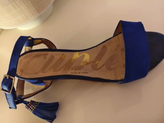 Sandalias Cuplé Azul Talla 38